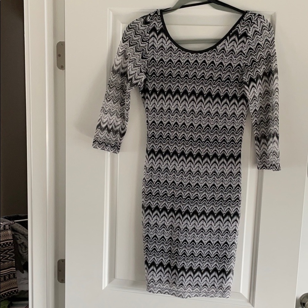 Gray Bodycon Dress (Size: S)